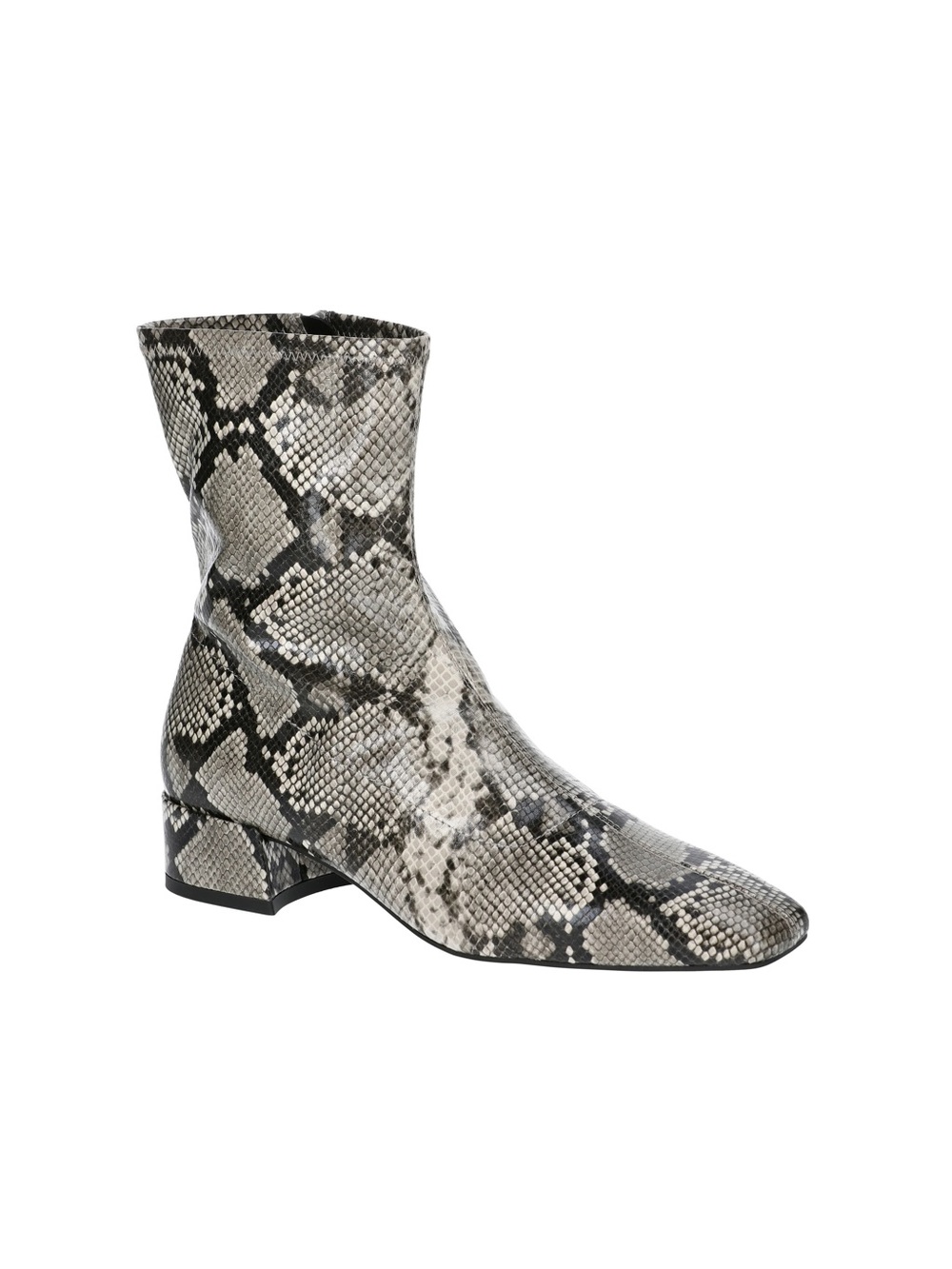 Madden Girl Snake-Print Ankle Booties in Gray and Black size 8